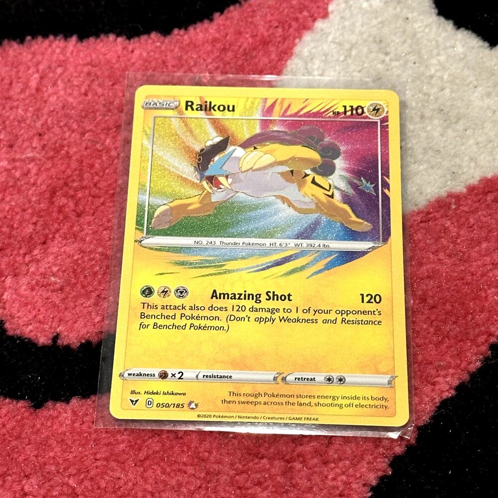 Raikou #50 – Pokémon Vivid Voltage – Holo – As Pictured